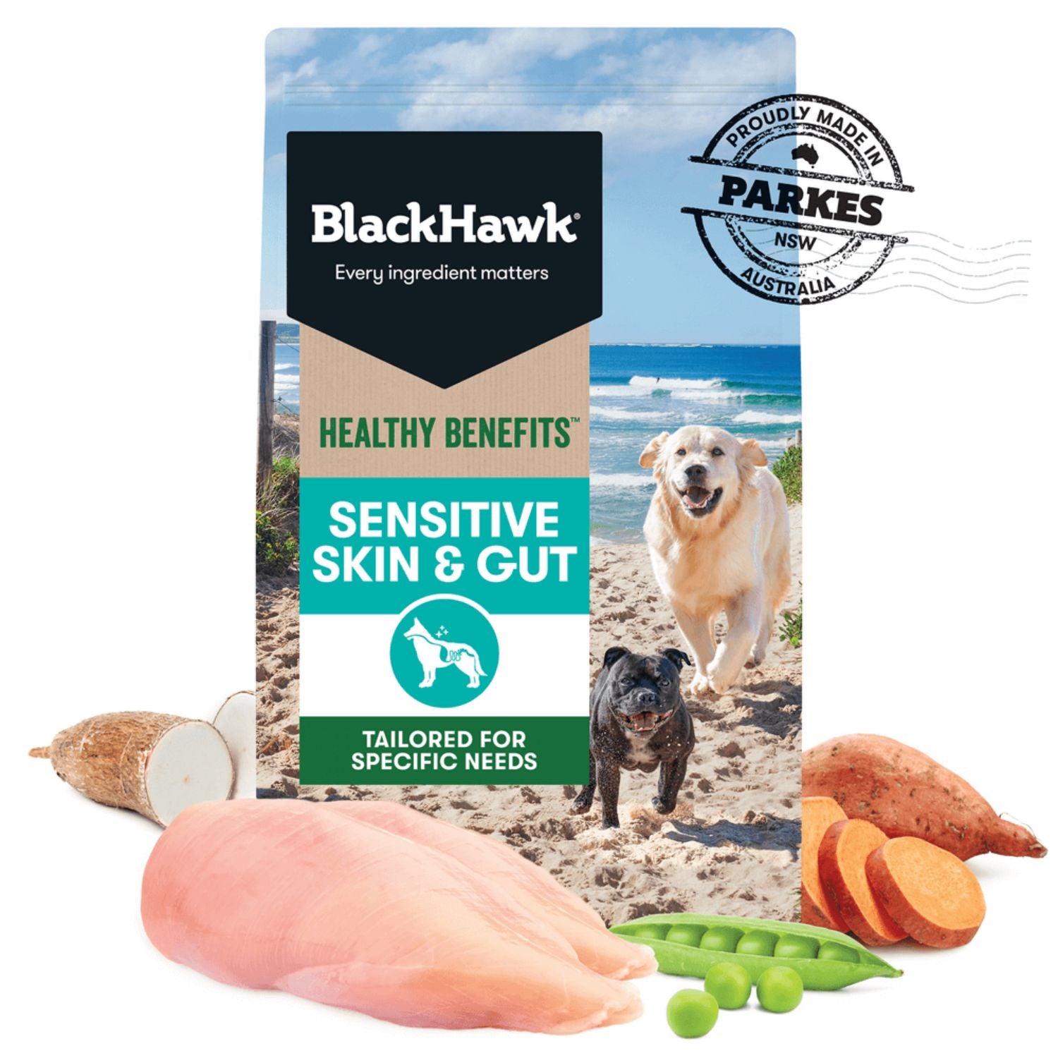 Black Hawk Healthy Benefits Adult Dog Food Sensitive Skin