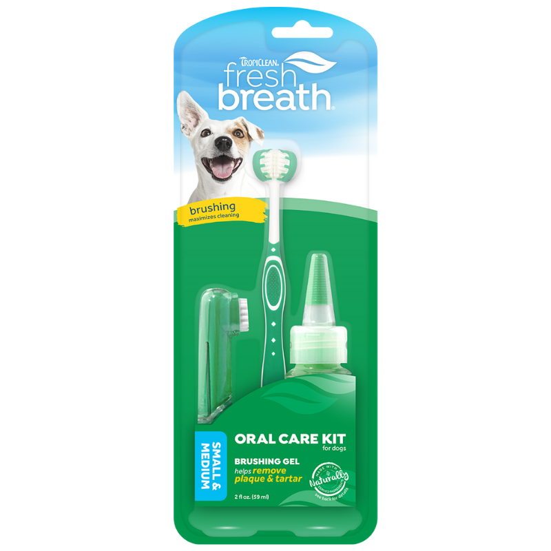 TropiClean Oral Care Kit Small Medium Dog Peticular