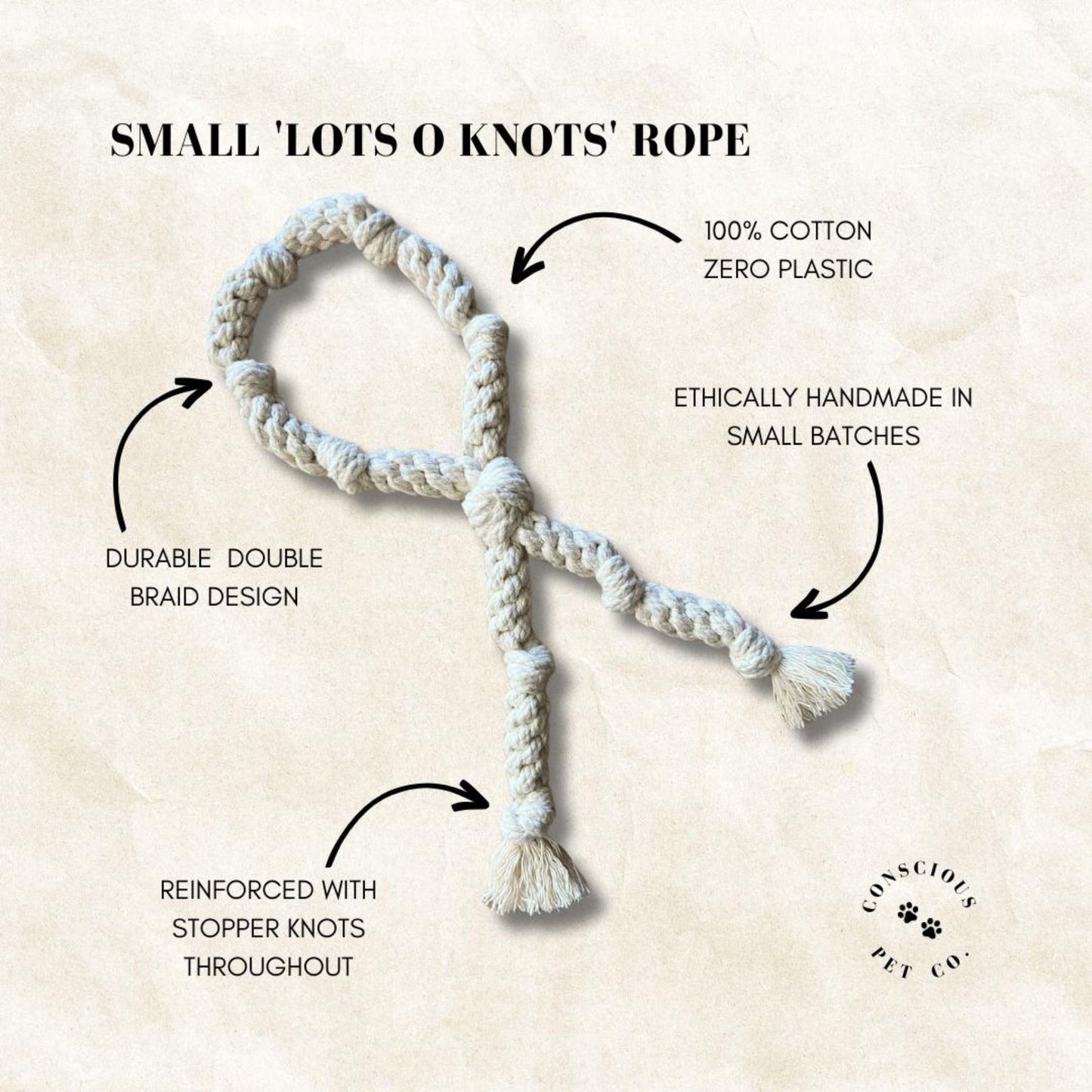 Lots O' Nots Rope Dog Toy