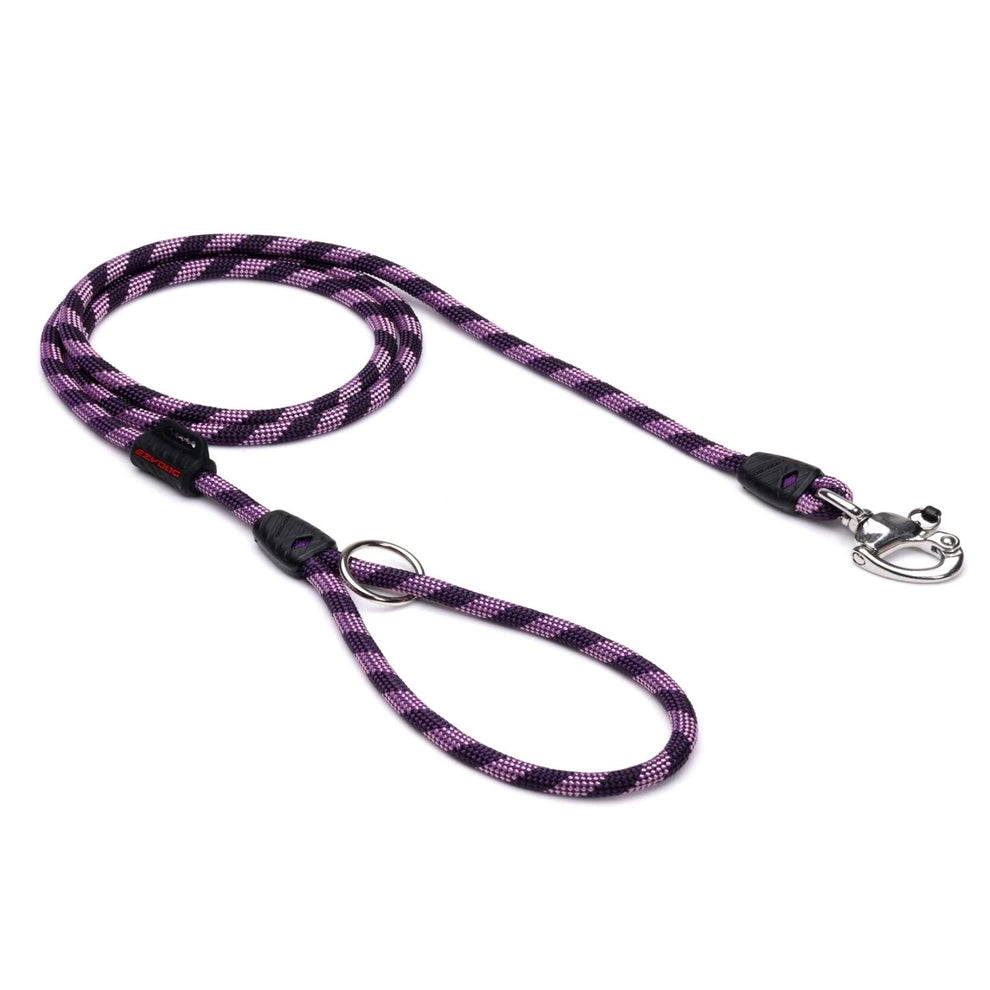 EzyDog | Marine Dog Rope Leash Purple | Marine-Grade Steel Clasp ...