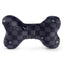 Plush Dog Toy | Black Checker Chewy Vuiton Bone