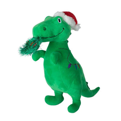 Hungry for the holidays Tyrannosaurus Rex Dog Toy