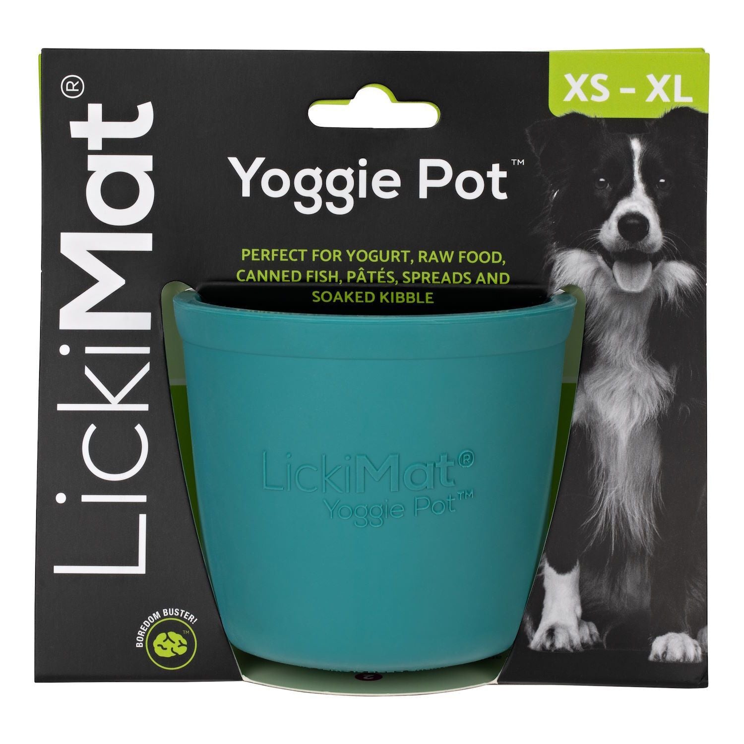 LickiMat Yoggie Pot Slow Feeding Bowl For Cats Dogs Peticular