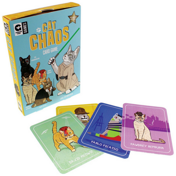 BRAND NEW Cat Chaos Celebrity Edition Card Game by Ginger Fox Games