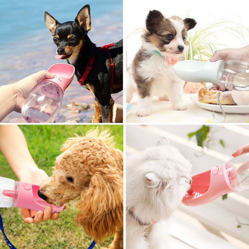 Travel Pet Water Cup Pink