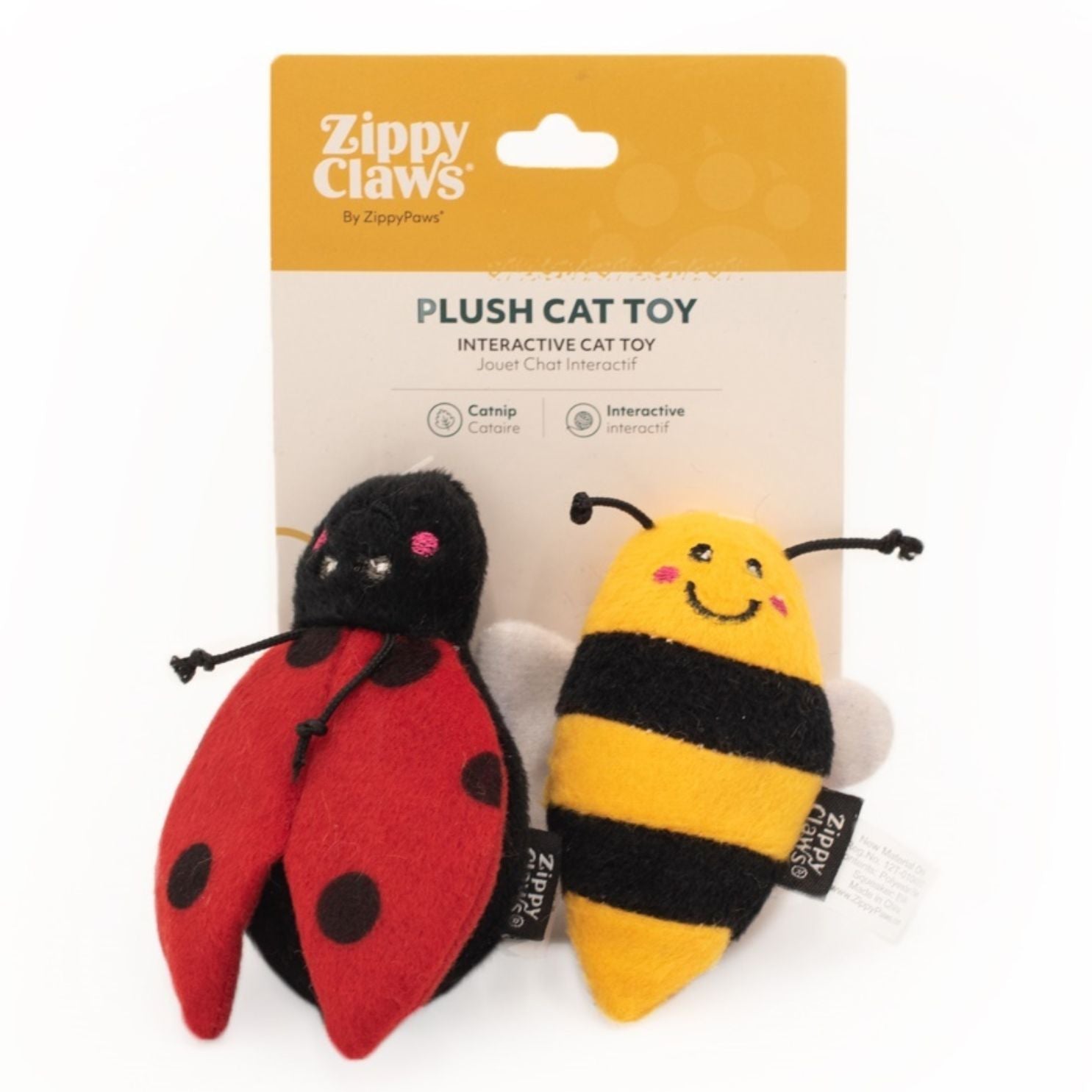 Ladybug cat toy best sale